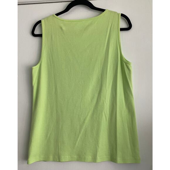 Chico's Jacket Lime Green Lace Cut Out Sheer Button Up 3/4 Sleeves Size 2 US 12 - Picture 6 of 15